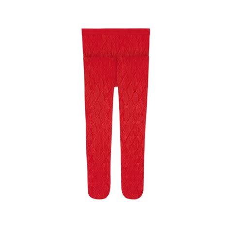 gucci red interlocking g tights|Gucci tights for men.